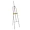 68.5" Black Metal Painter's Inspired 4-Tier Display Easel with Gold Accents